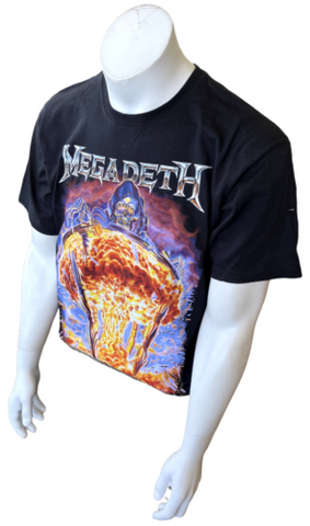 Anvil Men's Megadeth 20th Anniversary 1992-2012 Black Short Sleeve Shirt Size L