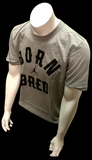 Nike Jordan Men's Born And Bred Jumpman Gray Short Sleeve Shirt Size X-Small