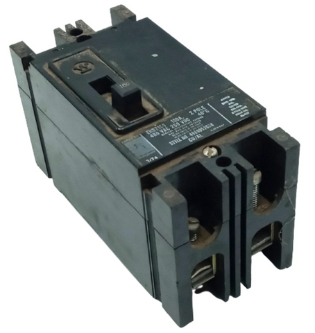 Westinghouse EHB2100 2 Pole Circuit Breaker 480VAC 100A 250VDC