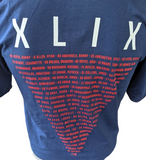 Nike Men's New England Patriots Super Bowl XLIX Champions Roster Shirt Size S