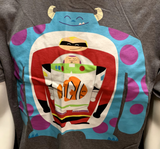 Disney Men's Sully, Mr. Incredible, Buzz Lightyear, Nemo Pixar Pals T-Shirt L