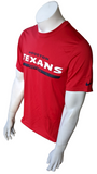 Nike Dri-Fit Men's Houston Texans Football Red Short Sleeve NFL Shirt Size Small