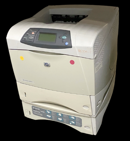 HP LaserJet 4200TN Workgroup Laser Printer w/ 2nd Tray Feeder
