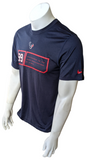 Nike Men's Houston Texans Engineered To JJ Watt Navy Short Sleeve Shirt Size S