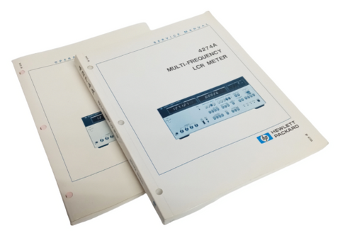 HP 4274A Multi-Frequency LCR Meter Operating & Service Manuals