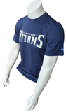 Nike Dri-Fit Men's Tennessee Titans NFL Football Navy Short Sleeve Shirt Size S