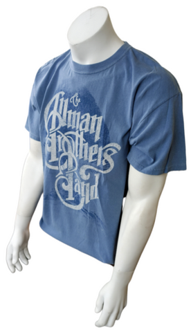 Comfort Colors Men's The Allman Brothers Band Tour 2010 Blue Shirt Size Large