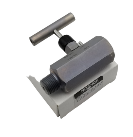Noshok 504-MFC Steel Needle Valve 1/2" NPT 6000 PSI
