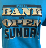 Nike Women's Jacksonville Jaguars The Bank Is Open Sunday Teal Slim Fit Shirt XL