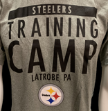 Nike Dri Fit Men's Pittsburgh Steelers Training Camp Gray Short Sleeve Shirt NFL