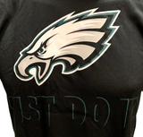 Nike Dri Fit Men's Philadelphia Eagles Just Do It Black Short Sleeve Shirt NFL