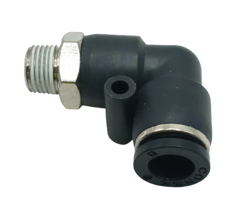 Lot of (10) Conek PL08-01 Male Swivel Elbow 8mm Tube 1/8BSPT External Hex