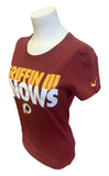 Nike Women's Washington Redskins Griffin III Knows Maroon Slim Fit Shirt XS