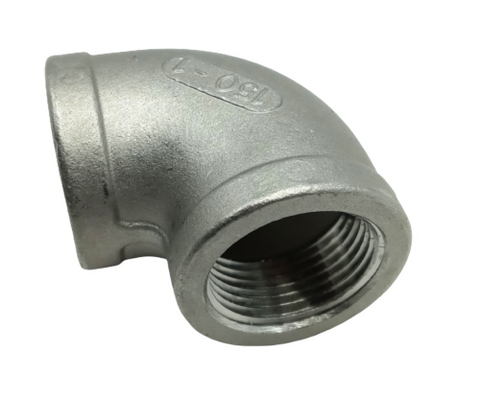 Stainless Steel 90 Degree Elbow 1" FPT SS