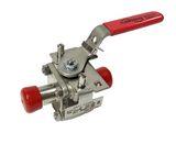 Worcester Controls Flowserve WK706666TTTC Stainless Steel Ball Valve 500 CWP