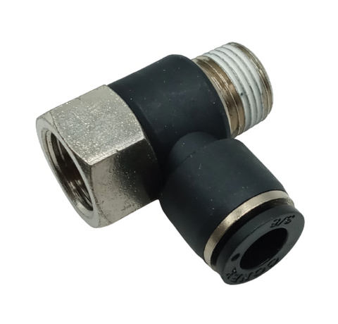 Lot of (5) Conek PHF3/8-N3 Female Swivel Elbow 3/8" Tube 3/8NPT Thread PTC