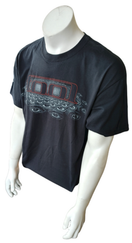 Gildan Men's Tool 2010 Tour Eye Graphic Black Short Sleeve Shirt Size Large