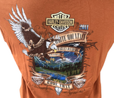 Alstyle Harley Davidson Motorcycle Mt. Washington Rode That 2011 Shirt Size L