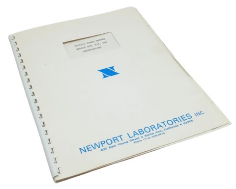 Newport Labs Series 200, 210, 220 Digital Panel Meters Instruction Manual