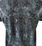 Anvil Men's Three Days Grace Life Starts Now Graphic Black Shirt Size Large
