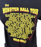 Men's Lady Gaga In Telephone The Monster Ball 2010-2011 Tour Black Shirt Size XL