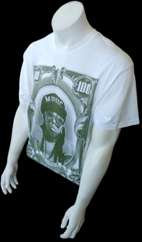 Gildan Men's Lil Wayne I'm Still Music Graphic white Short Sleeve Shirt Size L