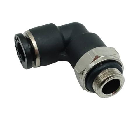 Lot of (10) Conek PL06-G01 Male Swivel Elbow 6mm Tube 1/8"BSPT Thread