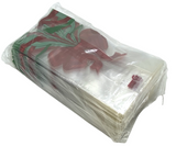 100 Cellophane Clear Gusset Cello Bags Candy Christmas Bow 4" x 2.5" x 9.5"