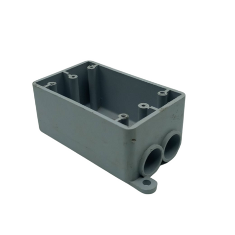 Kraloy FSS05-1/2" 1-Gang Molded Non-Metallic 1/2" FSS 05 Electrical Switch Box