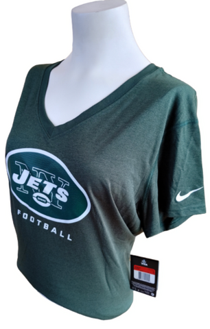 Nike NFL Team Apparel Women's Dri-Fit New York Jets Green Shirt Size Large