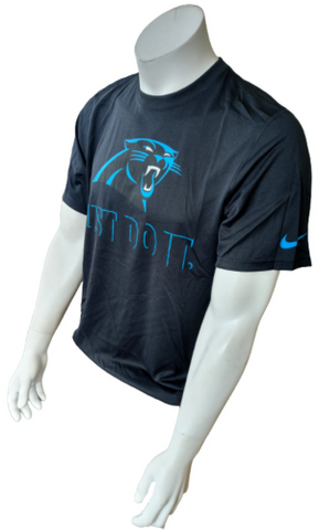 Nike Dri Fit Men s Carolina Panthers Just Do It NFL Football Black Shirt Size M Surplus Select