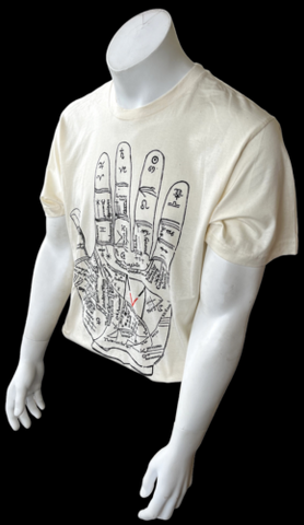 Anvil Men's Hand Horoscope Graphic Short Sleeve Shirt Size Large