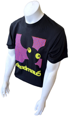 Anvil Men's Deadmau5 Deadmouse Graphic Short Sleeve Black Shirt Size Large