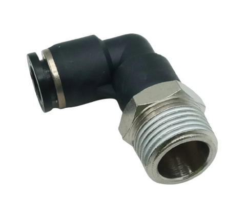 Lot of (10) Conek PL08-03 Male Swivel Elbow 8mm Tube 3/8BSPT External Hex