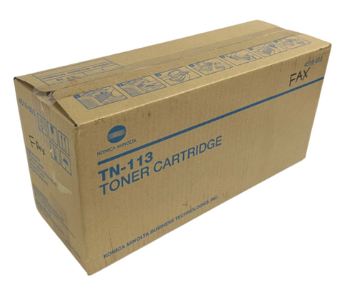 Genuine Konica Minolta TN-113 Black Toner Cartridge 4518-605