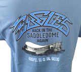 Gildan Men's Eagles Tour 2013 Back In The Saddledome Again Blue Shirt Size XL