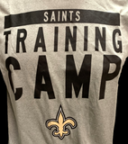 Nike Dri Fit Men's New Orleans Saints Gray Training Camp Short Sleeve NFL Shirt