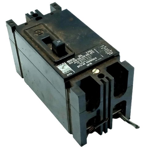 Westinghouse EB2020 2 Pole Circuit Breaker 240VAC 20A 125/250VDC