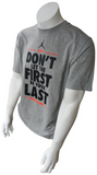 Nike Jordan Men's Don't Let The First Be Your Last 1991 World Champ Gray Shirt M