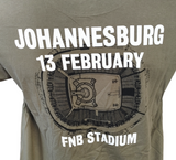 Live Men's U2 360° World Tour Johannesburg FNB Stadium Feb. 13th Shirt Size L