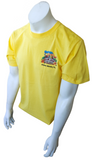 Anvil Men's Ron Jon Surf Shop Spring Break 2011 Cocoa Beach Yellow Shirt Size M
