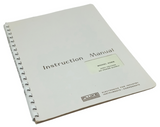 Fluke Model 408B High Voltage DC Power Supply Instruction Manual