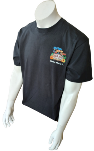 Anvil Men's Ron Jon Surf Shop Spring Break 2011 Cocoa Beach Black Shirt Size L