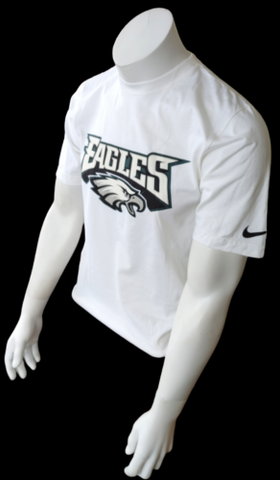 Nike NFL Team Apparel Men's Philadelphia Eagles White Short Sleeve Shirt  Size S