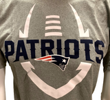 Nike Dri Fit Men's New England Patriots Gray Short Sleeve Shirt NFL Football