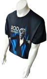 Hanes Men's Rod Stewart Tour 2012 Black Short Sleeve Shirt Size Large