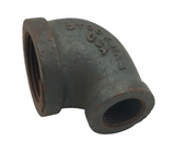 Stockham Cast Iron 90 Degree Reducing Elbow 1" x 1/2" FPT