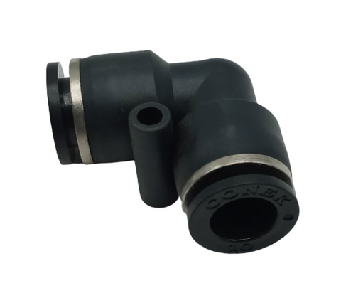 Lot of (2) Conek PV04 4mm Elbow Union Push To Connect Fitting