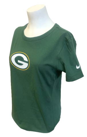 Nike Women's Green Bay Packers Clay Mathews #52 Green Slim Fit Shirt Size Large
