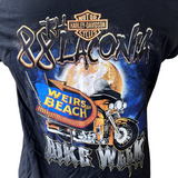 Alstyle Harley Davidson Motorcycle 88th Laconia Bike Week Black Shirt Size M